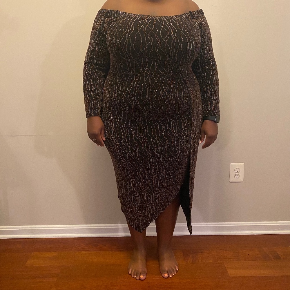 Off the Shoulders Sparkle dress